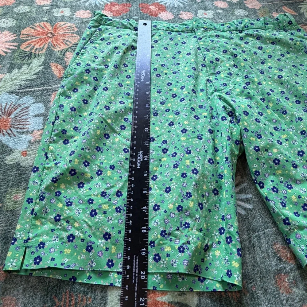 Polo Golf Ralph Lauren Mens 36 Floral Performance Shorts Green Swim Golf Stretch
